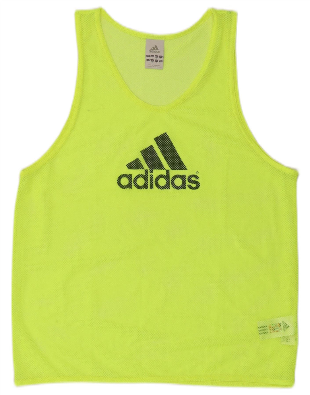 Adidas Herre Grafisk Vest Top Lille Gul Polyester