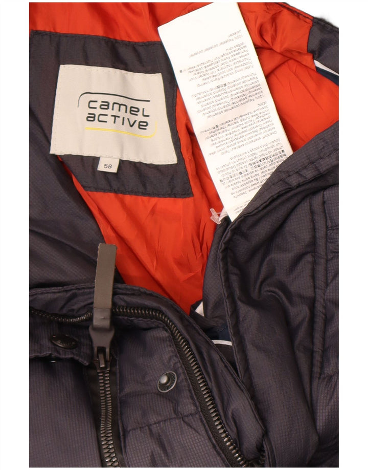 Camel Active Herre Polstret Jakke IT 58 4XL Grå Polyamid