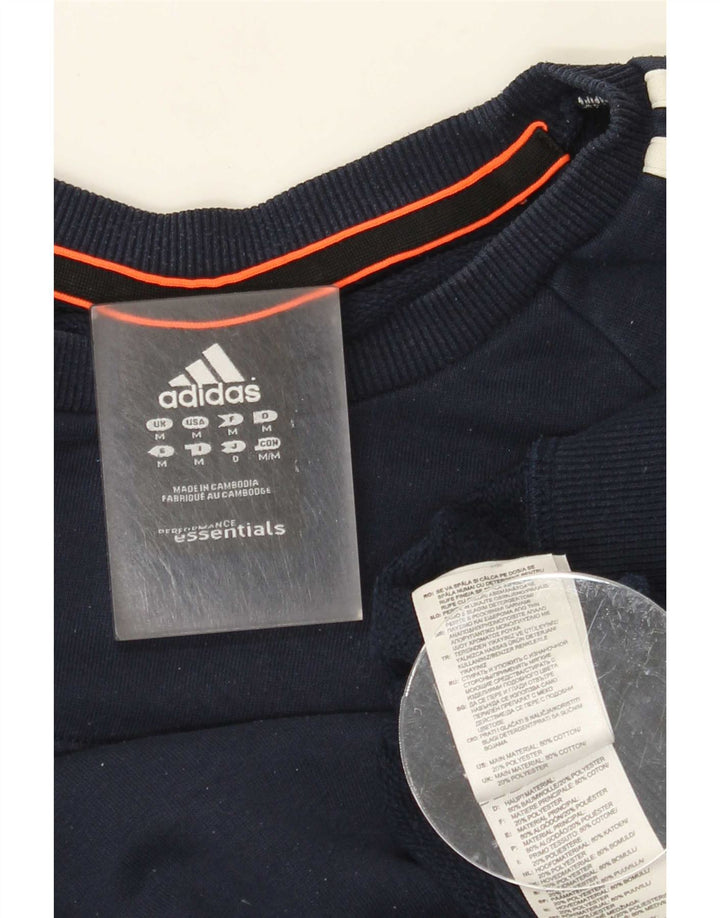 Adidas sweatshirt til mænd Medium marineblå bomuld
