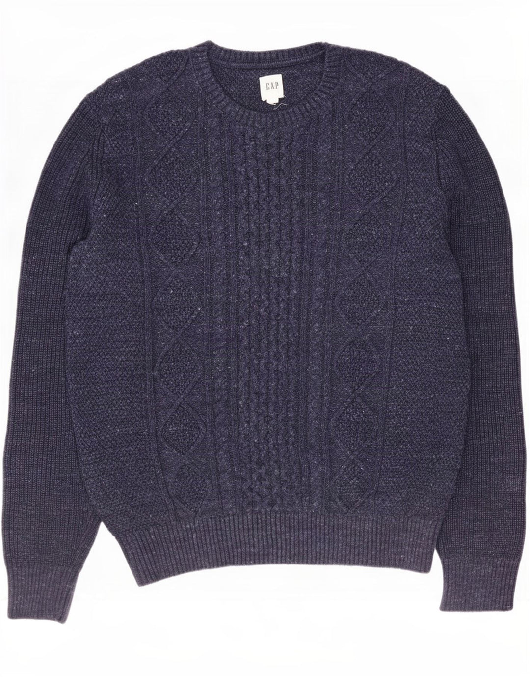 Gap Herre Crew Neck Jumper Sweater Medium Navy Blue Bomuld