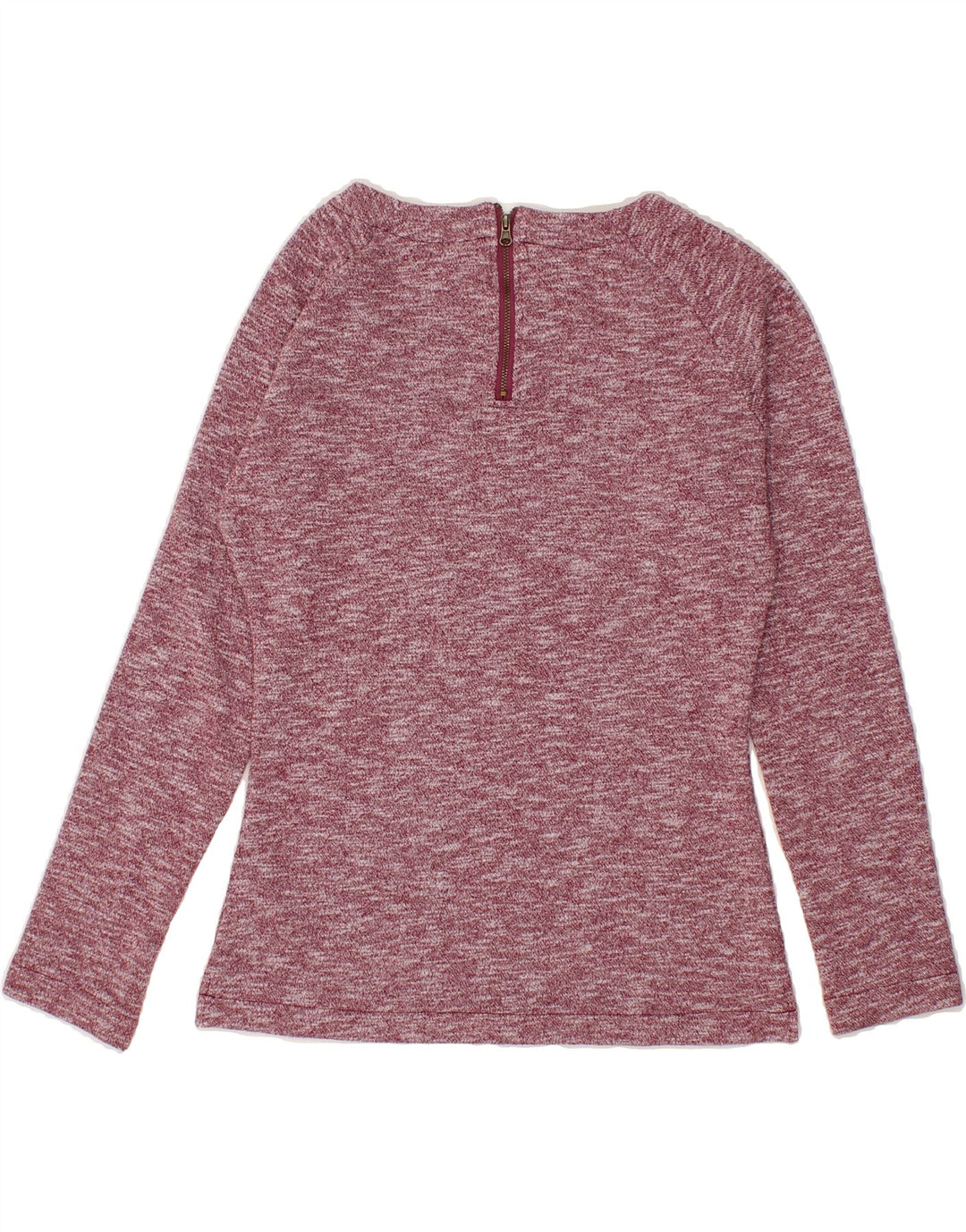 MOUNTAIN WAREHOUSE Womens Top Long Sleeve UK 8 Small  Burgundy Flecked Vintage Mountain Warehouse and Second-Hand Mountain Warehouse from Messina Hembry 