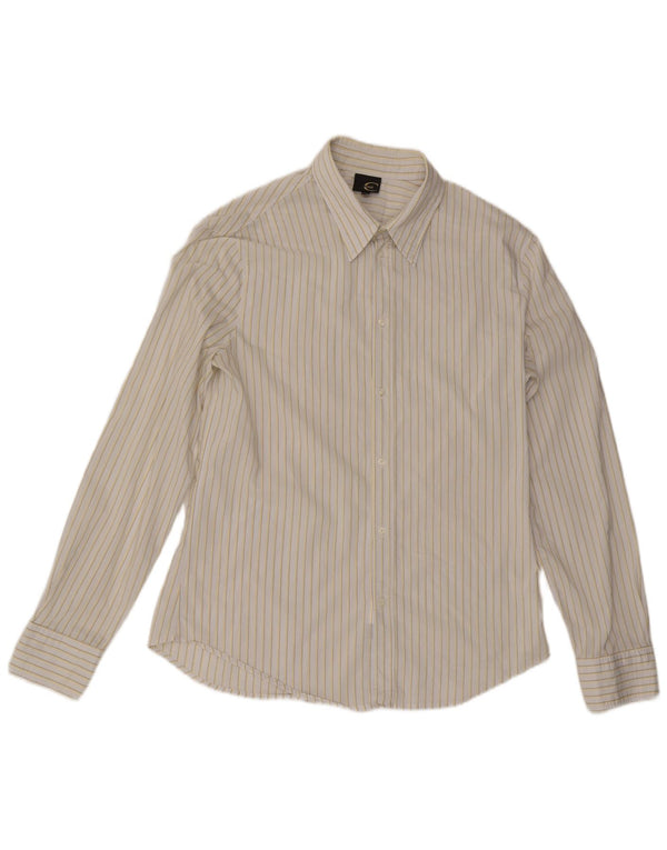 Just Cavalli herreskjorte 3XL hvid nålestribe