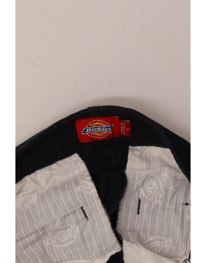 DICKIES Womens Straight Chino Trousers US 7 Medium W30 L27 Navy Blue Vintage Dickies and Second-Hand Dickies from Messina Hembry 