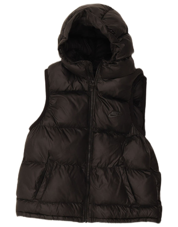 Nike Boys Therma-Fit Polstret Gilet med hætte 13-14 år XL sort polyester