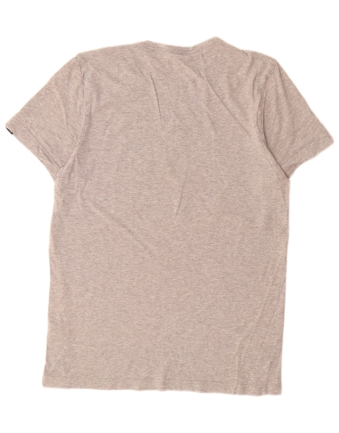Adidas Herre grafisk T-shirt Top Medium Grey Flecked Bomuld