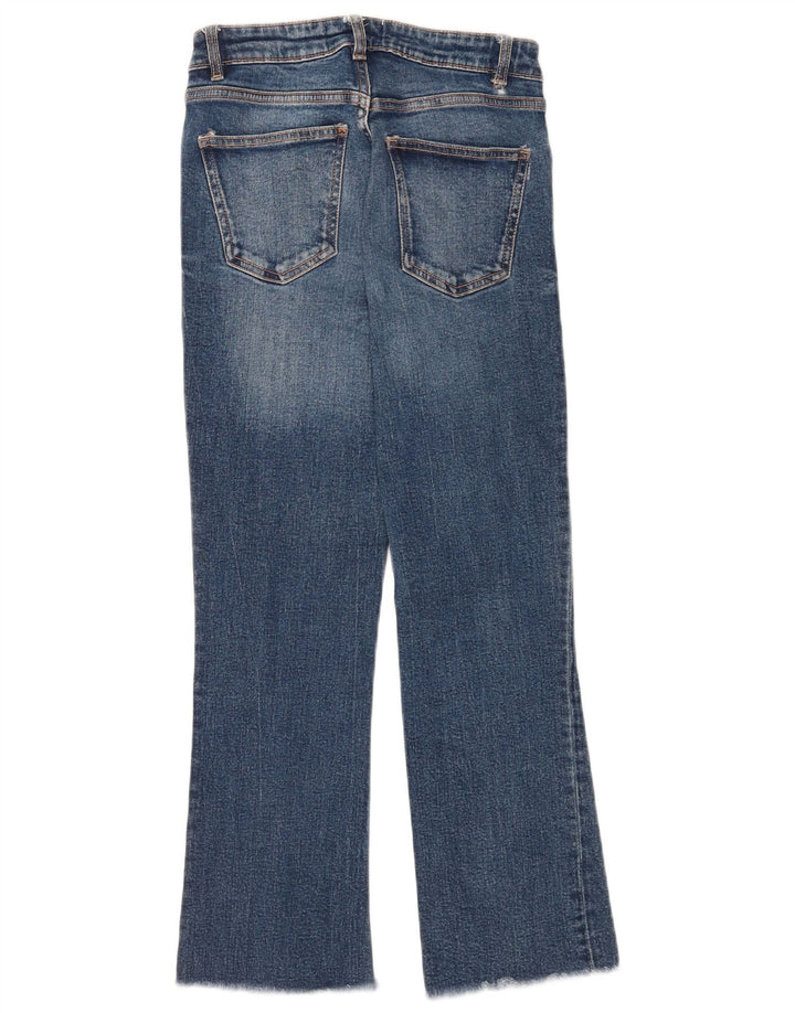 Zara Dame Bootcut Jeans EU 34 2XS W24 L25 Blå