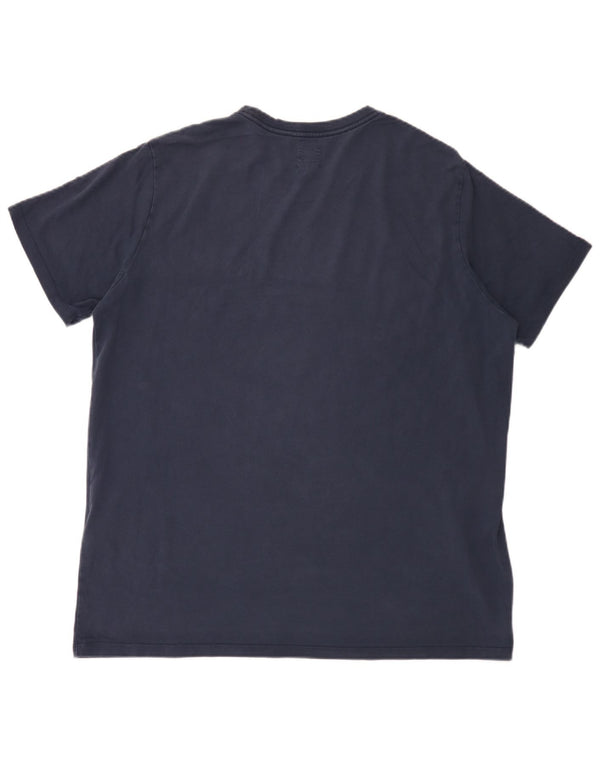 Levi's Herre Standard Fit T-Shirt Top XL Marineblå Bomuld