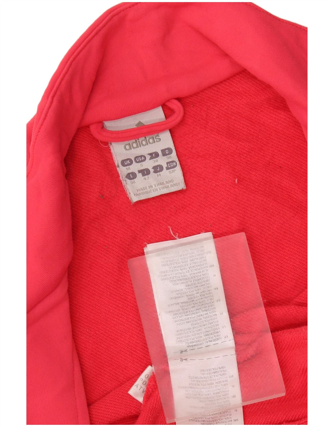 ADIDAS træningsdragt topjakke til kvinder UK 10 Small Pink Polyester