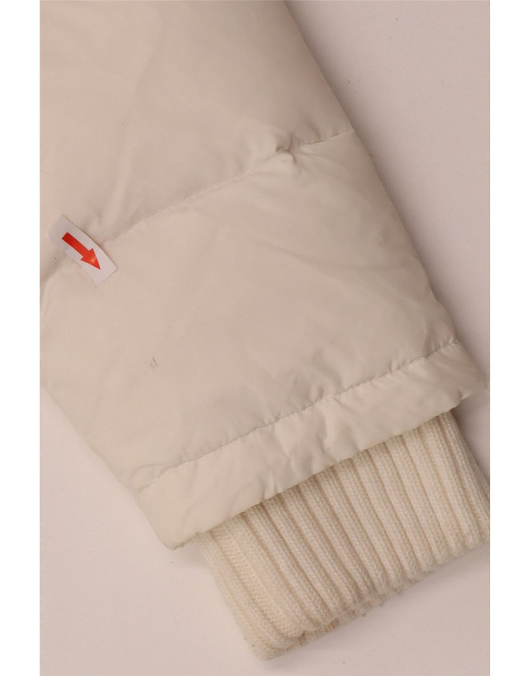 Phard Polstret hættejakke til kvinder UK 14 Medium White Nylon