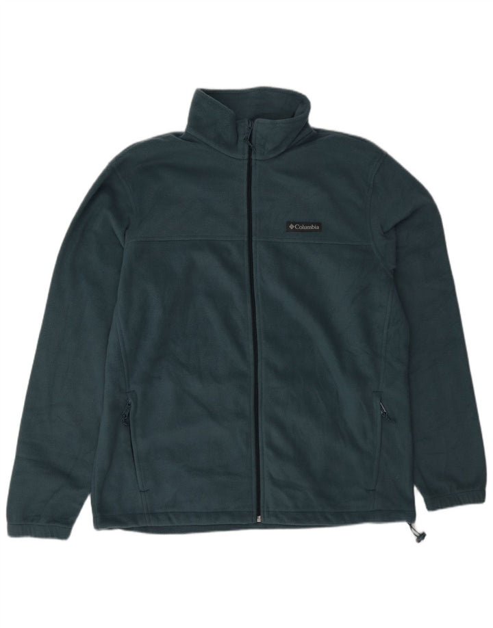 Columbia Herre Fleecejakke UK 40 Stor Grøn Polyester
