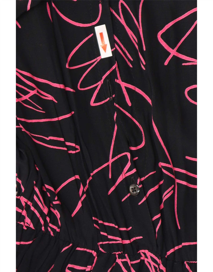 Yessica Womens By C&A Abstrakt mønster Maxikjole EU 40 Medium Sort