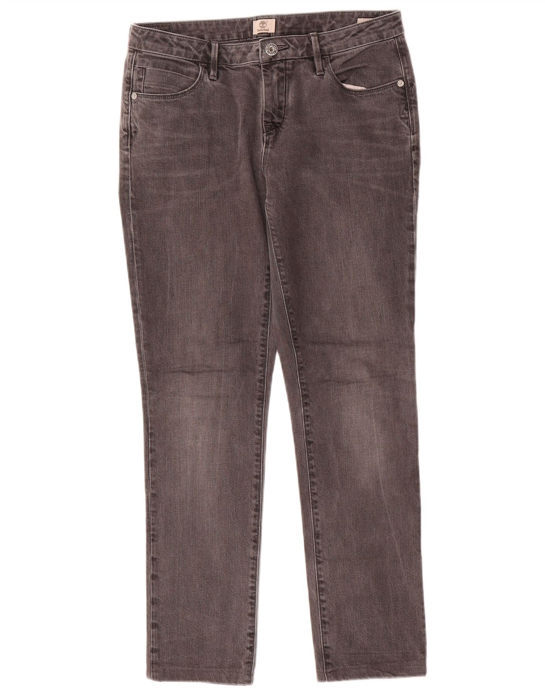 Timberland Dame Slim Jeans W27 L27 Grå Bomuld