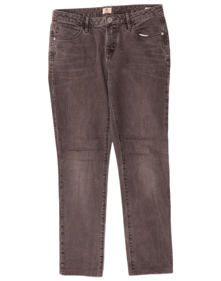 Timberland Dame Slim Jeans W27 L27 Grå Bomuld