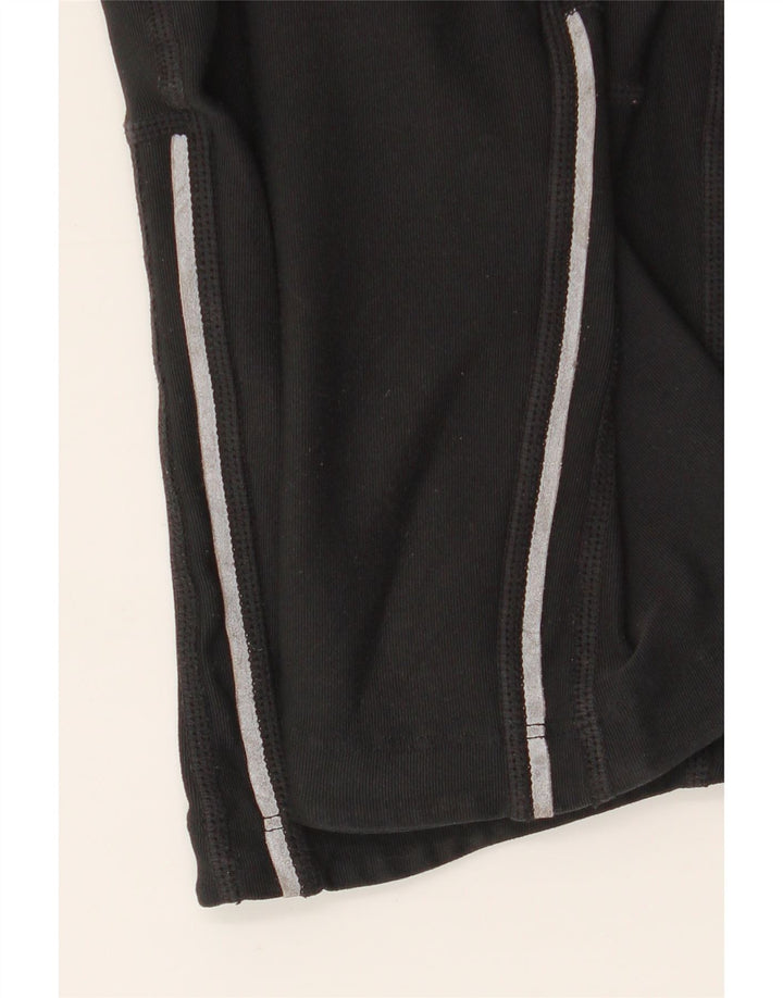 Nike Dame Dri Fit Capri Leggings UK 14 Medium Sort Polyester