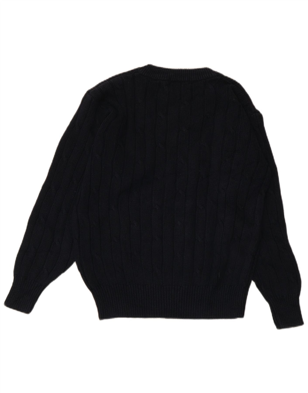 CONTE OF FLORENCE Dame V-hals sweater UK 10 Small Navy Blue