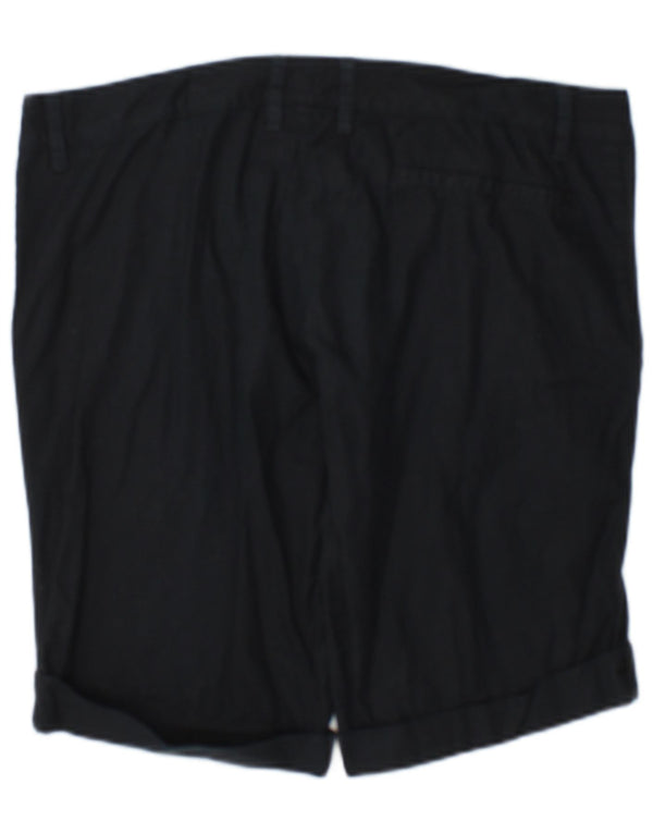 Puma Casual Shorts til kvinder UK 14 Large W34 Navy Blue Pinstripe