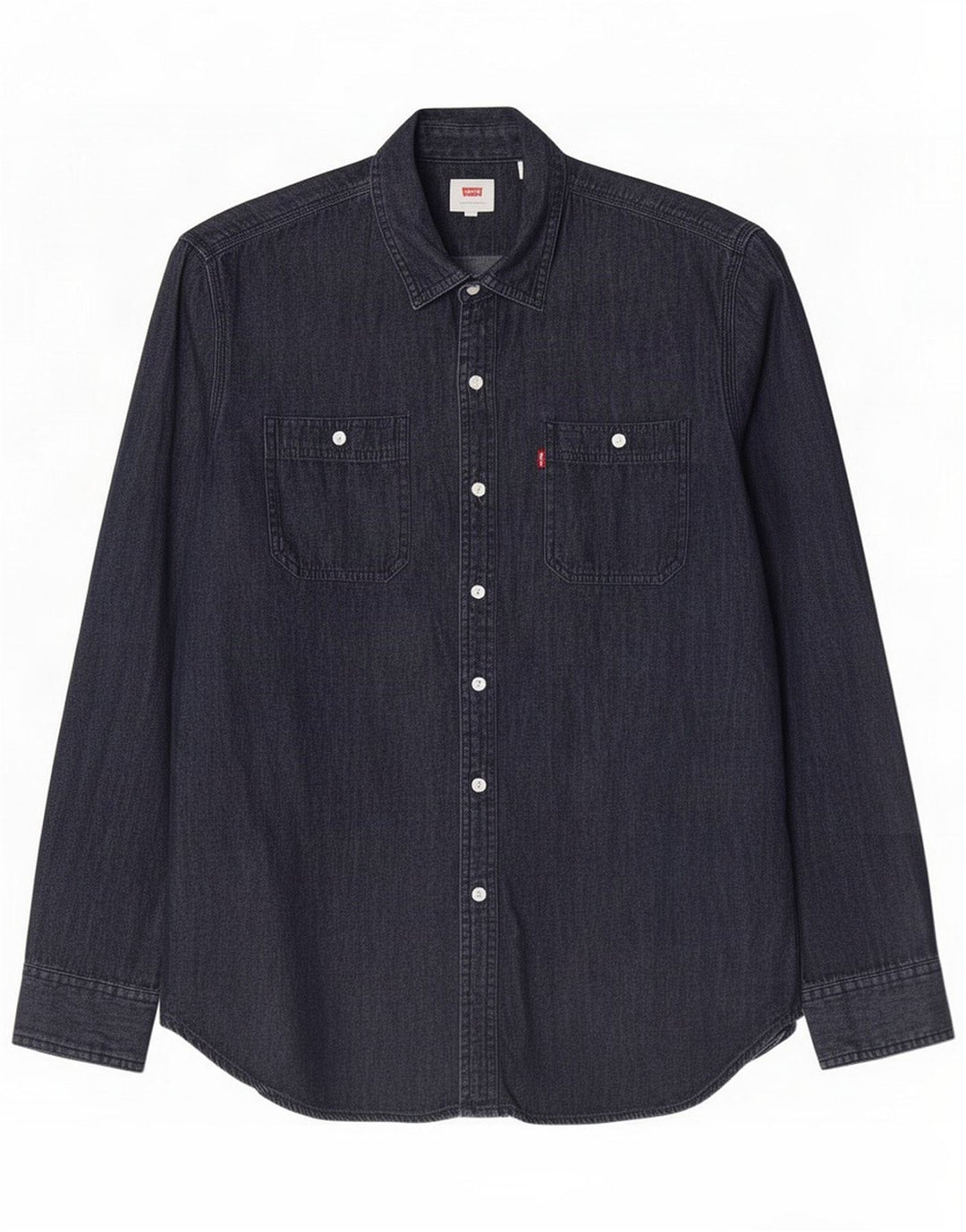 Levi's Denimskjorte til mænd Large Navy Blue Cotton