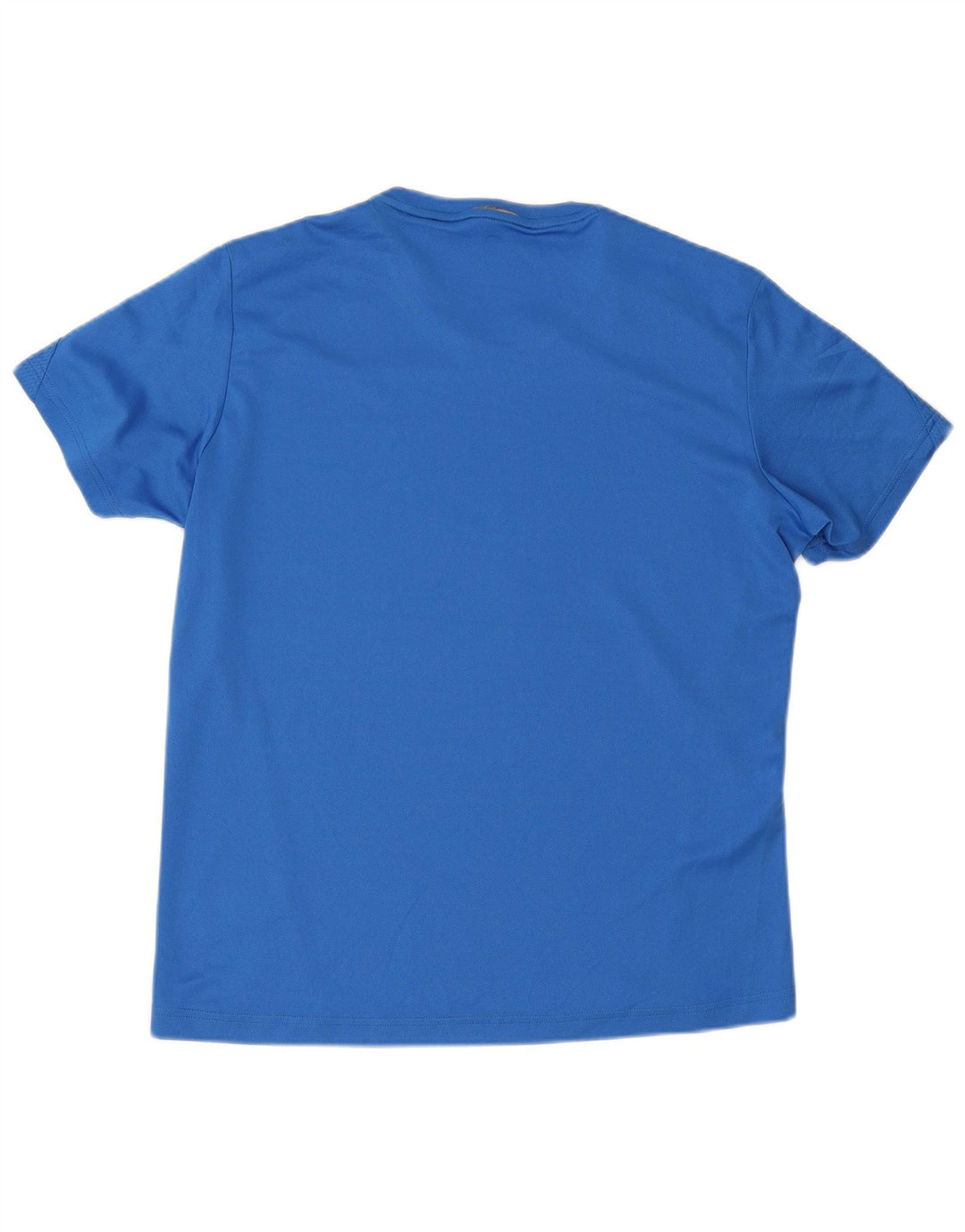 Adidas Herre Climalite T-Shirt Top Medium Blue Polyester