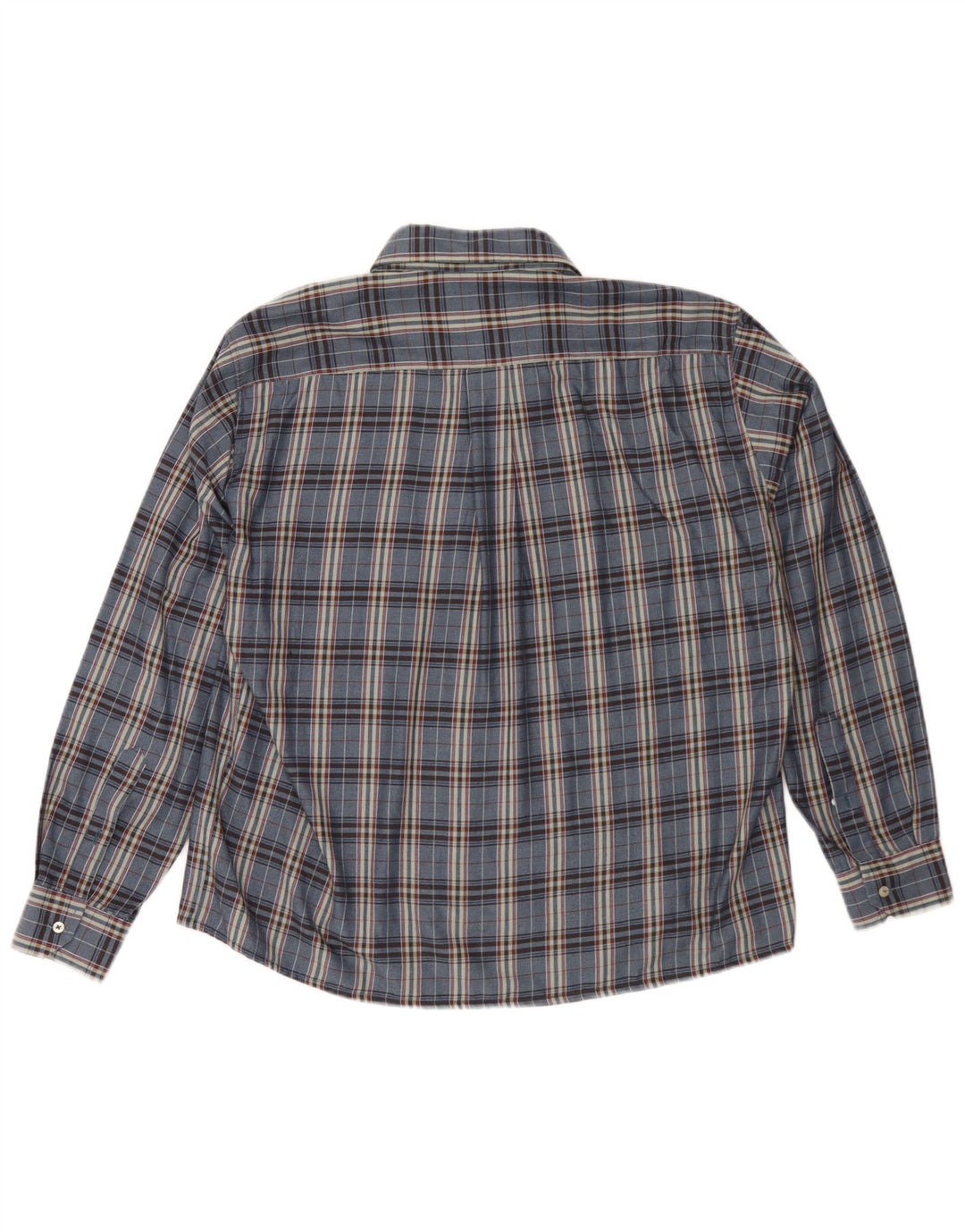 Goose & Gander Herre Flannel Shirt IT 48 Medium Navy Blue Check