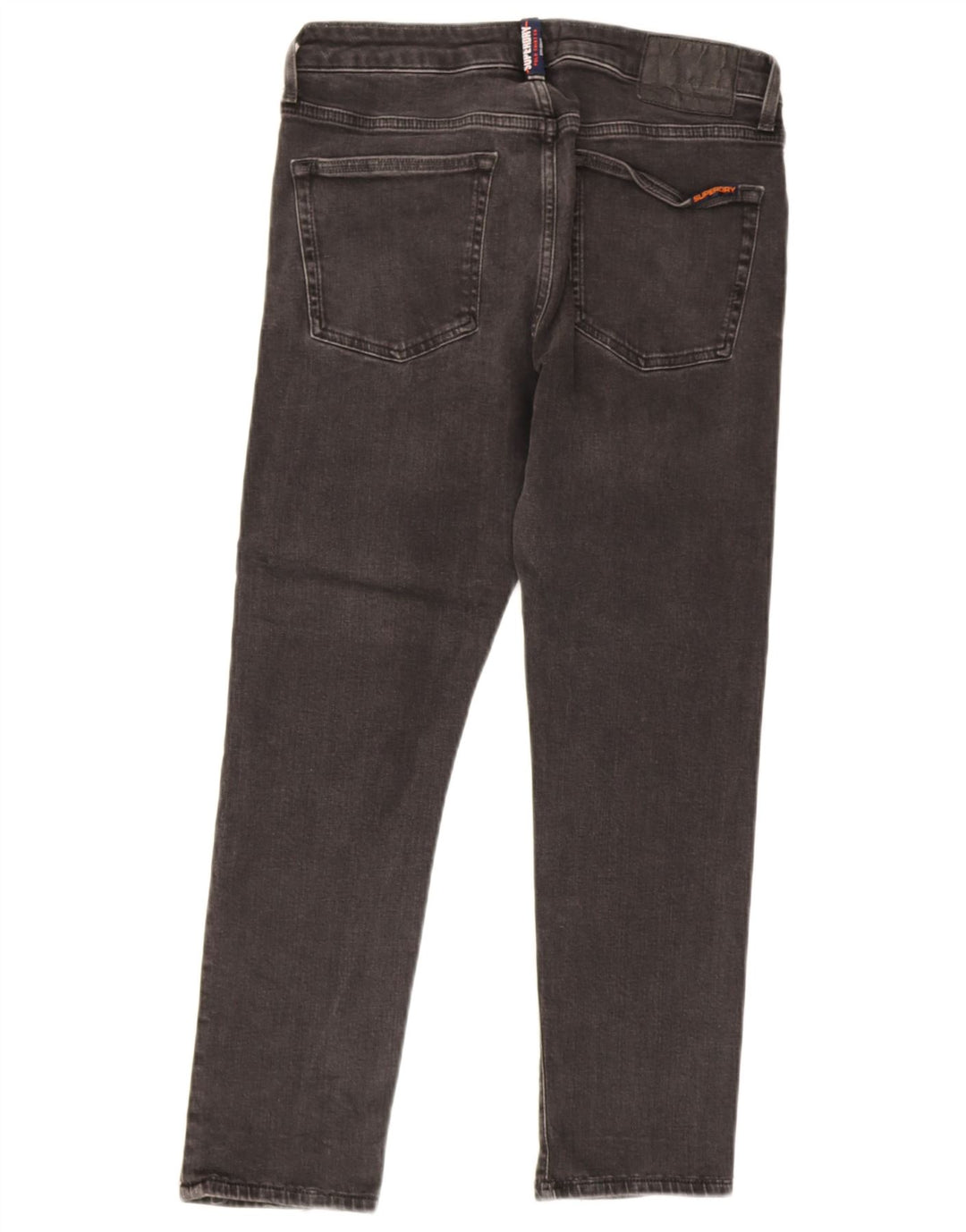 Superdry Womens Crop Slim Jeans W32 L25 Grå Bomuld
