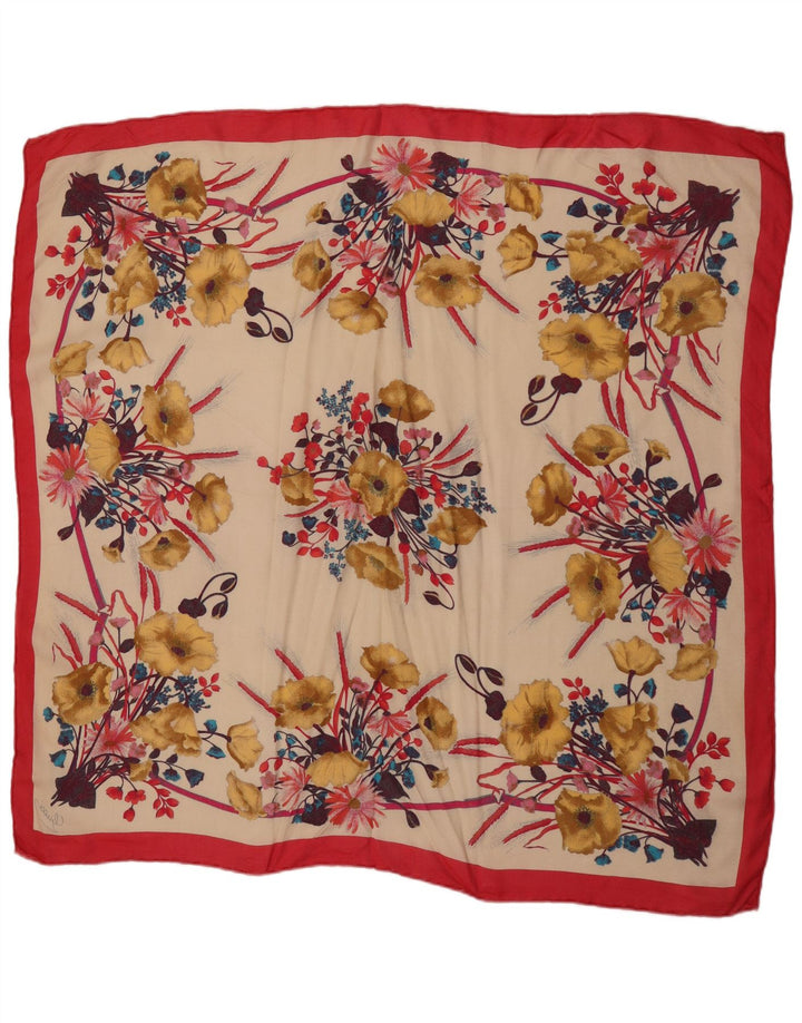 Gucci Kvinders Grafisk Firkantet tørklæde One Size Flerfarvet Blomsterdesigner