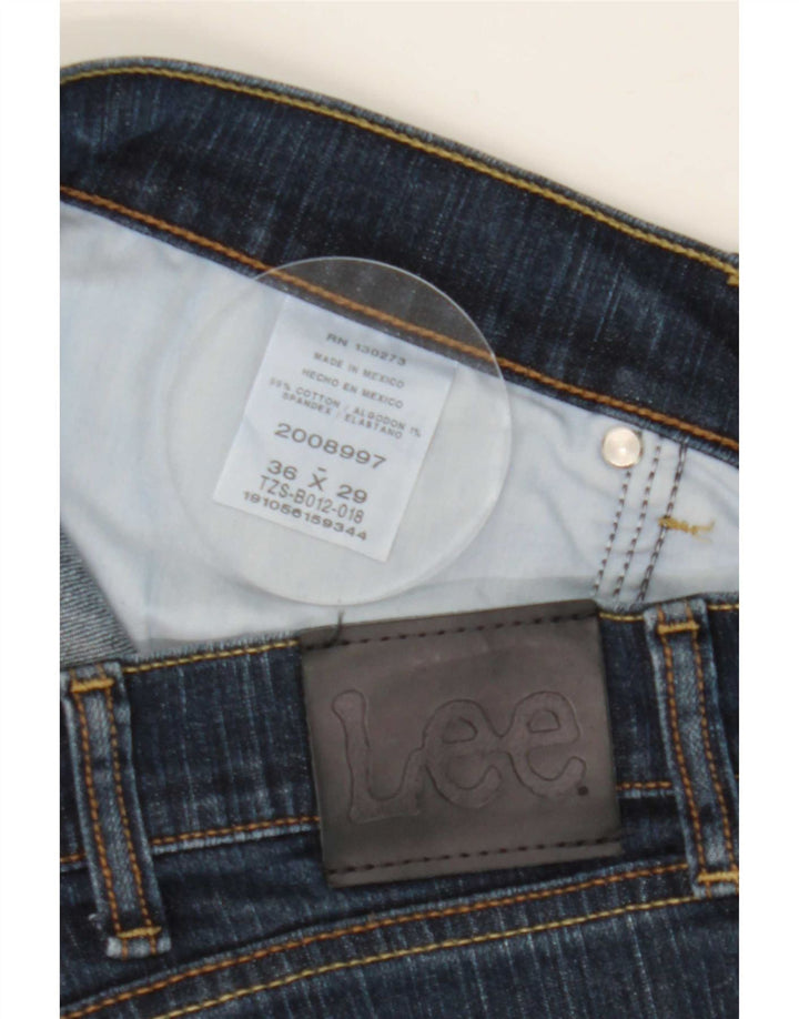Lee Straight Jeans til mænd W36 L29 blå bomuld