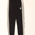 ADIDAS Boys Tracksuit Trousers Joggers 11-12 Years Black Polyester Vintage Adidas and Second-Hand Adidas from Messina Hembry 
