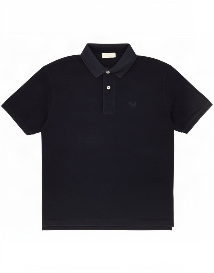 Sergio Tacchini Polo skjorte til mænd IT 48 Mellem marineblå bomuld