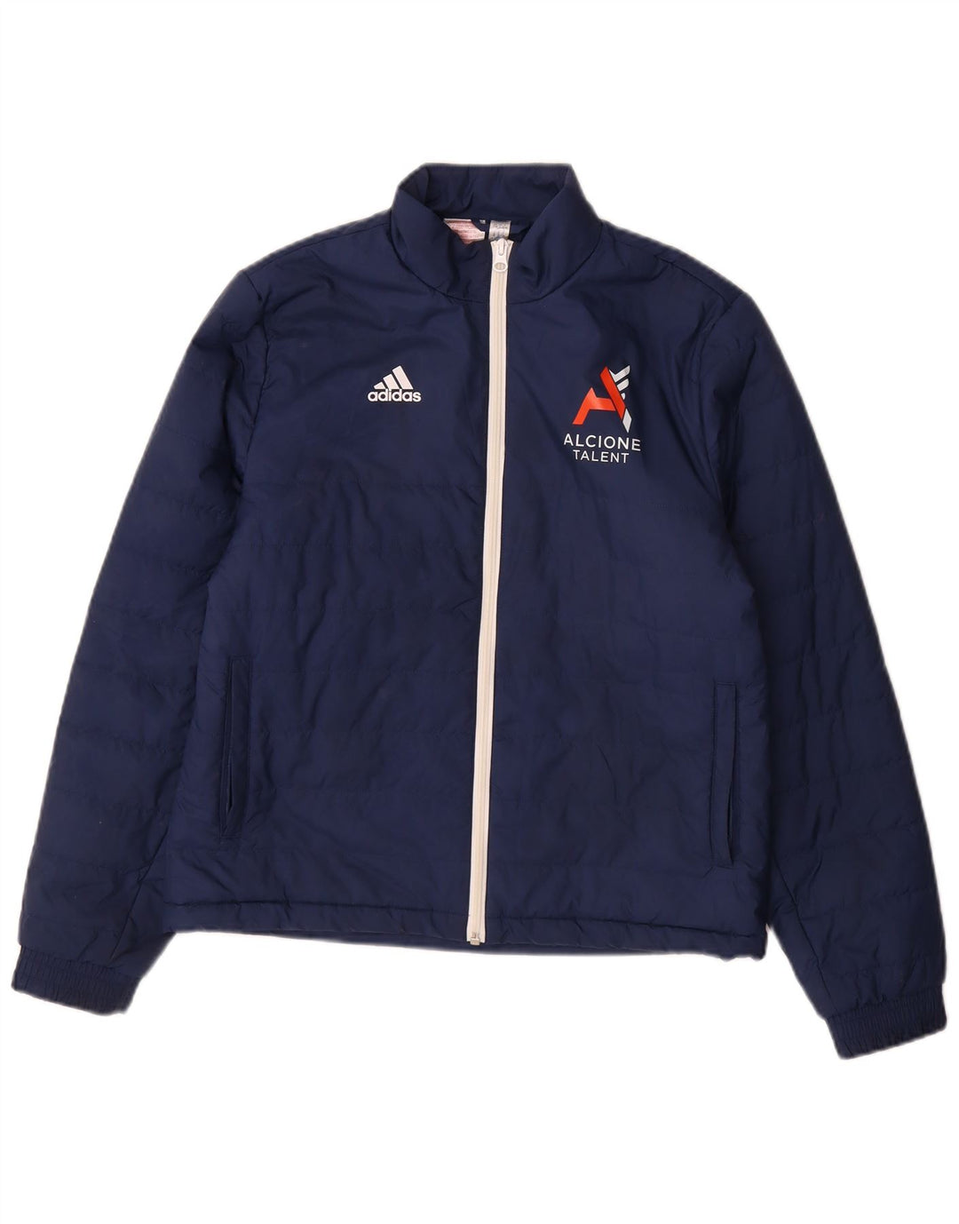 Adidas drenge grafisk polstret jakke 13-14 år marineblå polyester