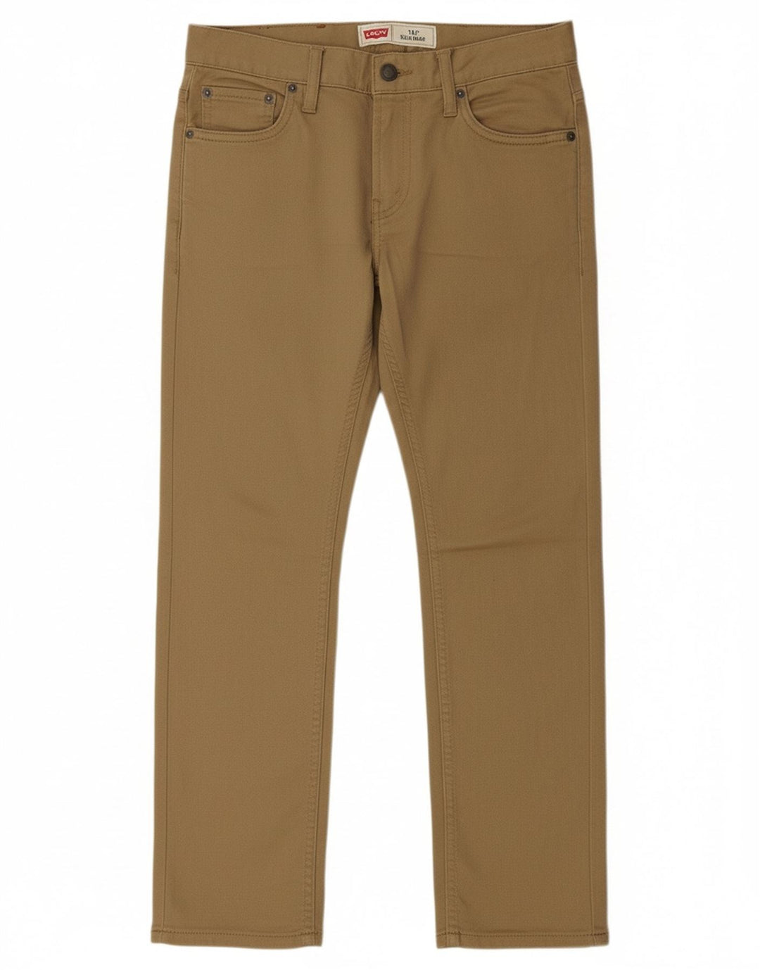 LEVI'S Boys 511 Slim Jeans 13-14 Years W27 L27 Brown Cotton