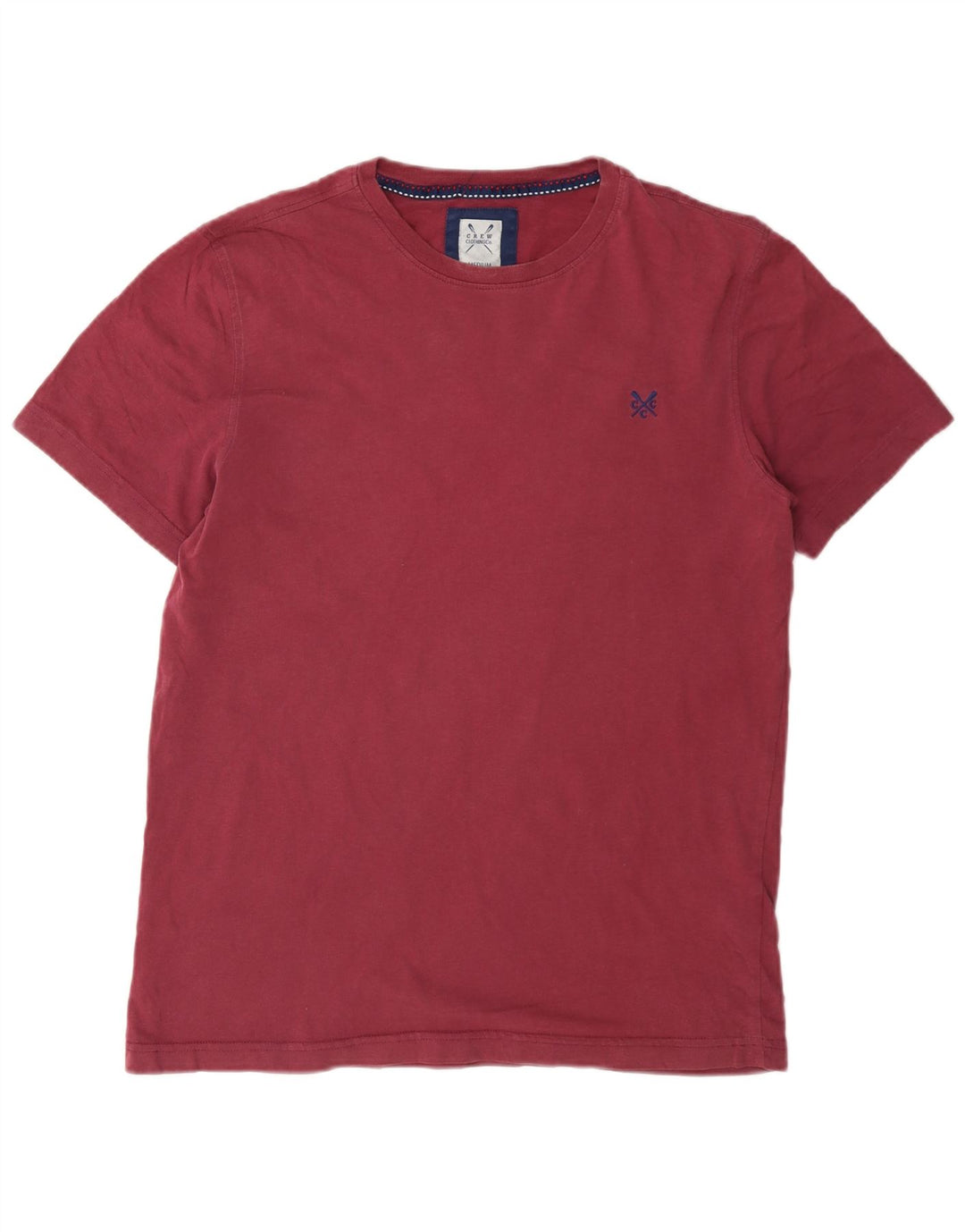 Besætningstøj Herre T-shirt Top Medium rødbrun bomuld