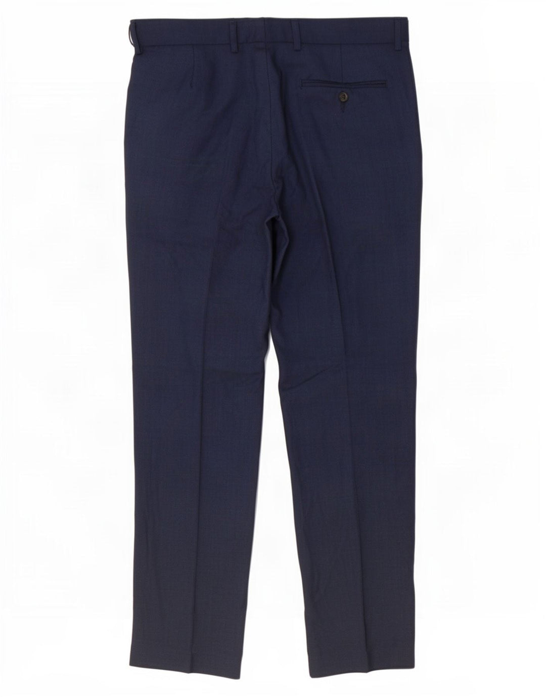 Marks & Spencer Herre Regular Fit Suit Bukser W34 L31 Marineblå polyester