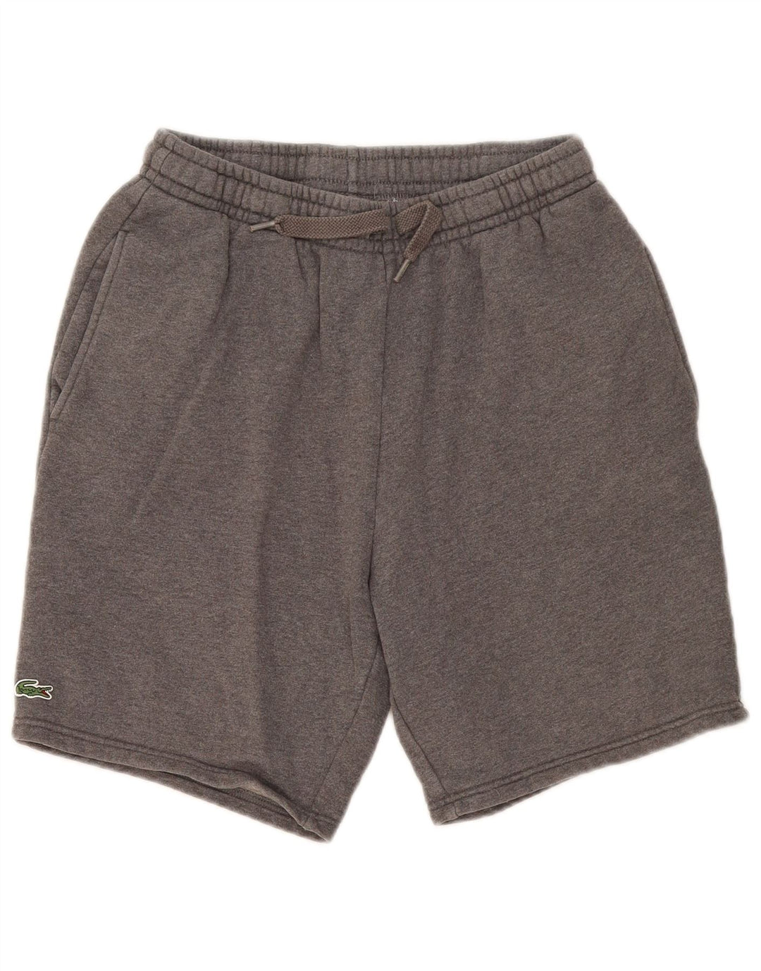 Lacoste Herre Sportshorts Størrelse 4 Medium Grey Flecked Bomuld