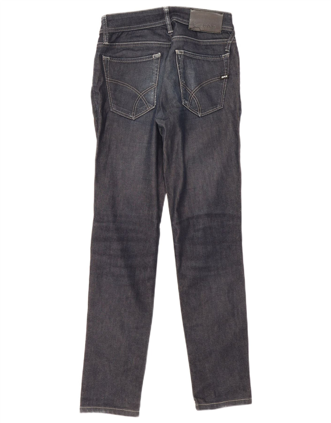 Gas Dame Slim Jeans W28 L29 Marineblå Bomuld