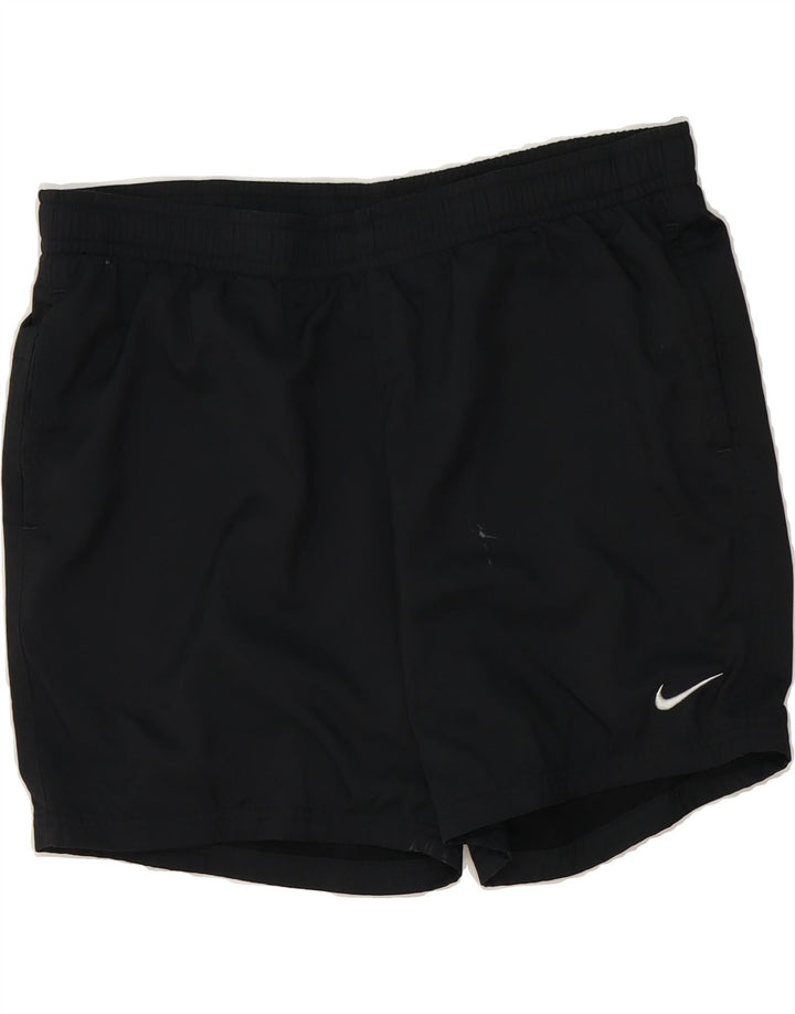 NIKE Mens Sport Shorts Large  Black Polyester Vintage Nike and Second-Hand Nike from Messina Hembry 