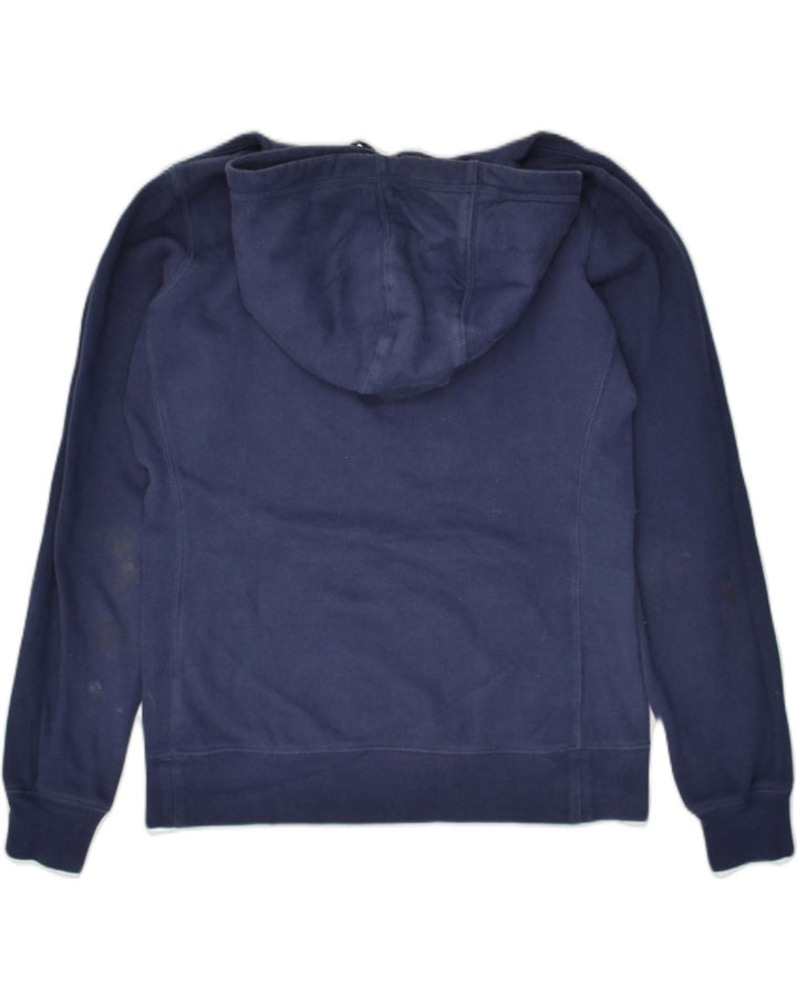 NIKE Mens Graphic Hoodie Jumper Medium Navy Blue Cotton | Vintage Nike | Thrift | Second-Hand Nike | Used Clothing | Messina Hembry 