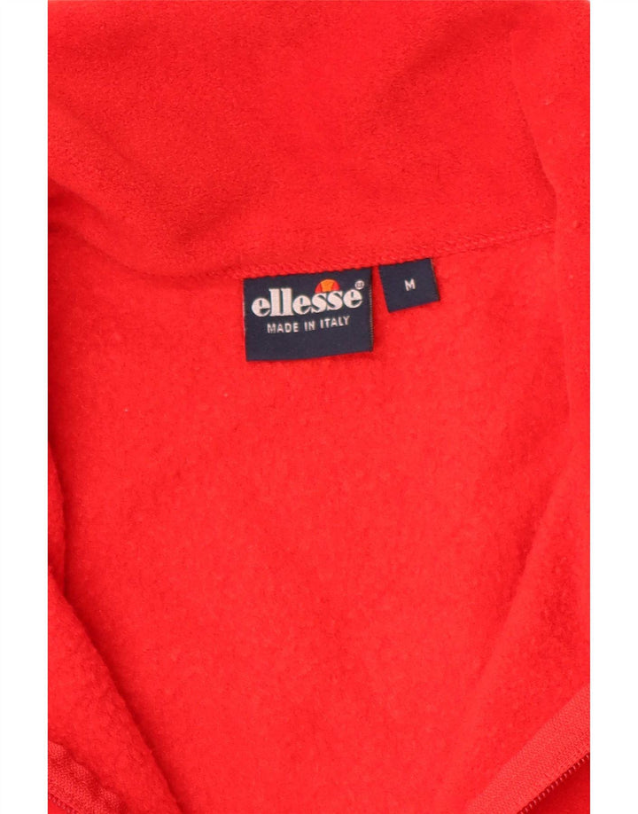Ellesse Fleecetrøje med lynlås til mænd Medium Rød