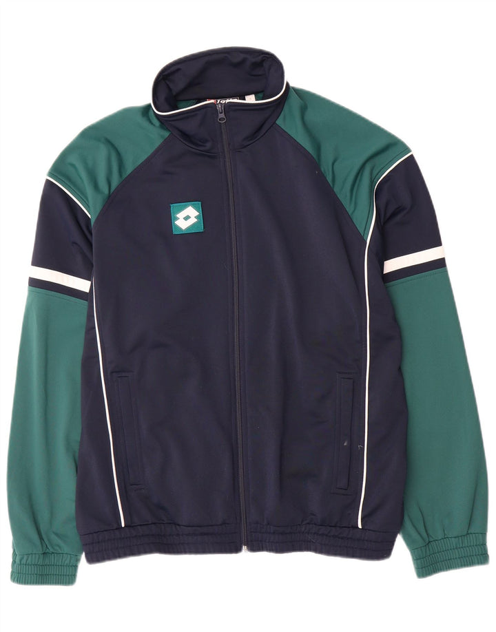 Lotto Herre træningsdragt Top jakke Lille marineblå Colourblock Polyester