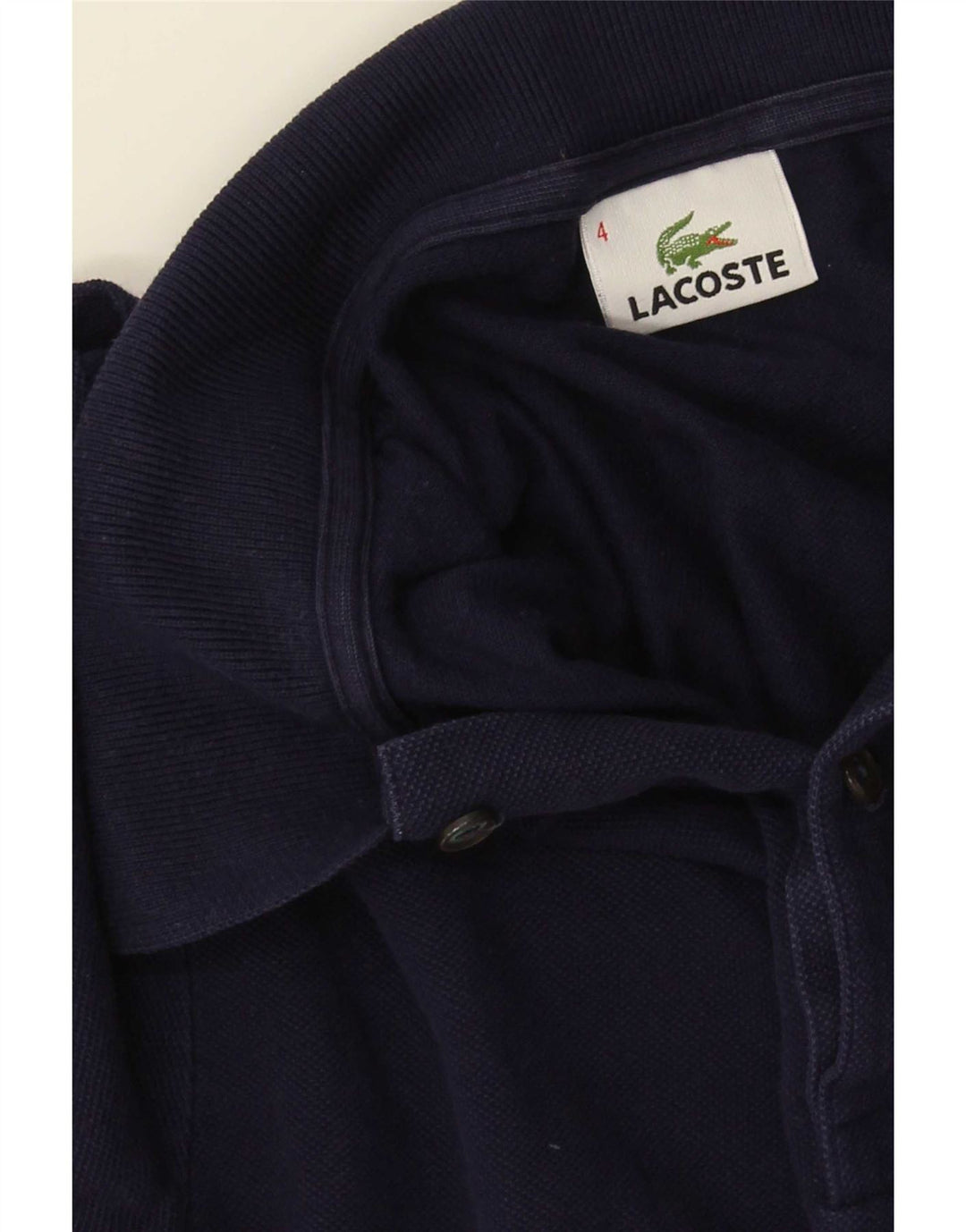 Lacoste Langærmet Polo Shirt til mænd Størrelse 4 Medium Navy Blue