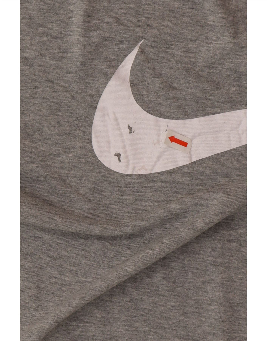 Nike grafisk t-shirt top til mænd, lille grå bomuld