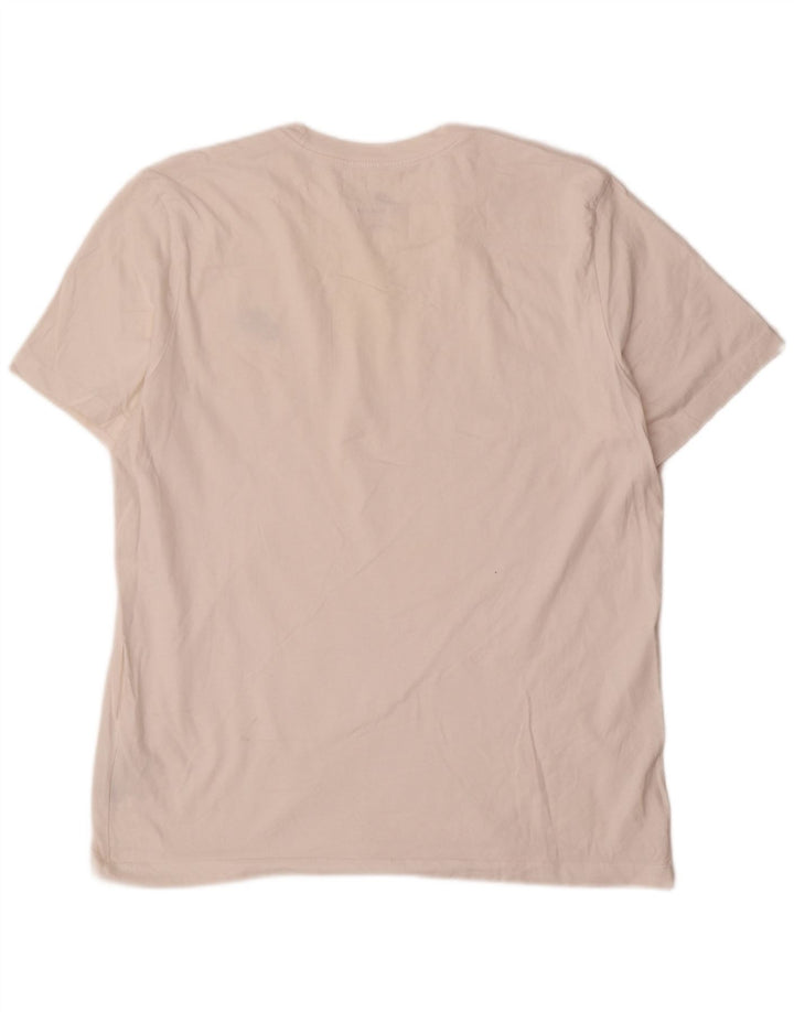 Nike T-shirt top til mænd, stor hvid bomuld