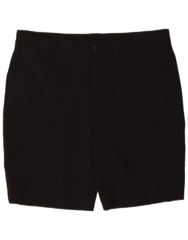 Eddie Bauer Kvinder Casual Shorts US 14 XL W34 Sort Polyester