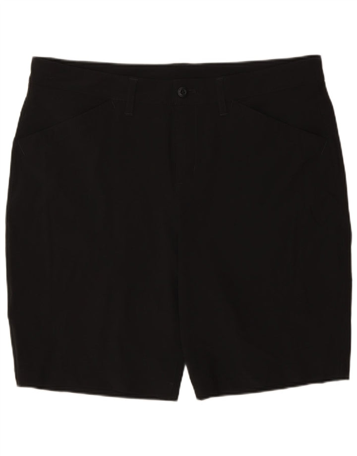 Eddie Bauer Kvinder Casual Shorts US 14 XL W34 Sort Polyester
