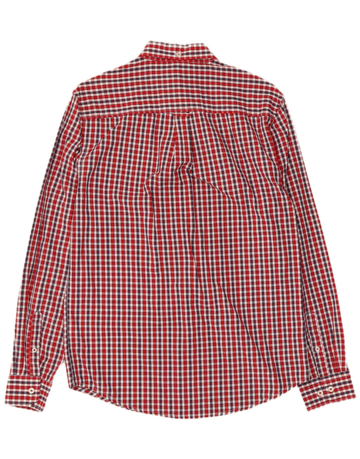 Ben Sherman herreskjorte lille rød ternet bomuld