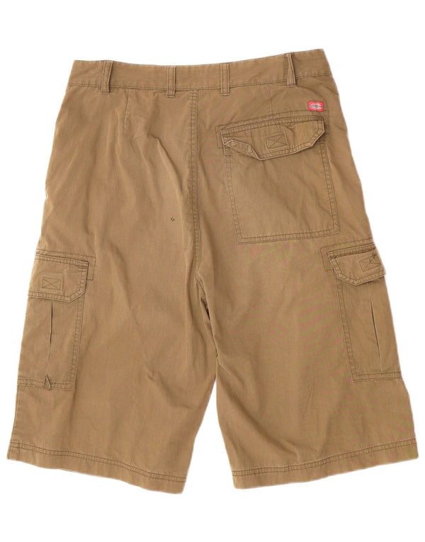 Dickies Herre Cargo Shorts Medium W33 Khaki Bomuld