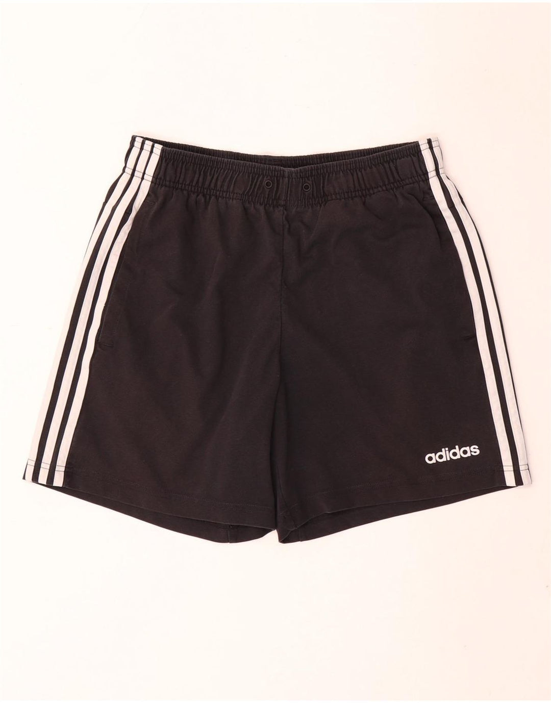 Adidas Herre Sportshorts Medium Sort Bomuld