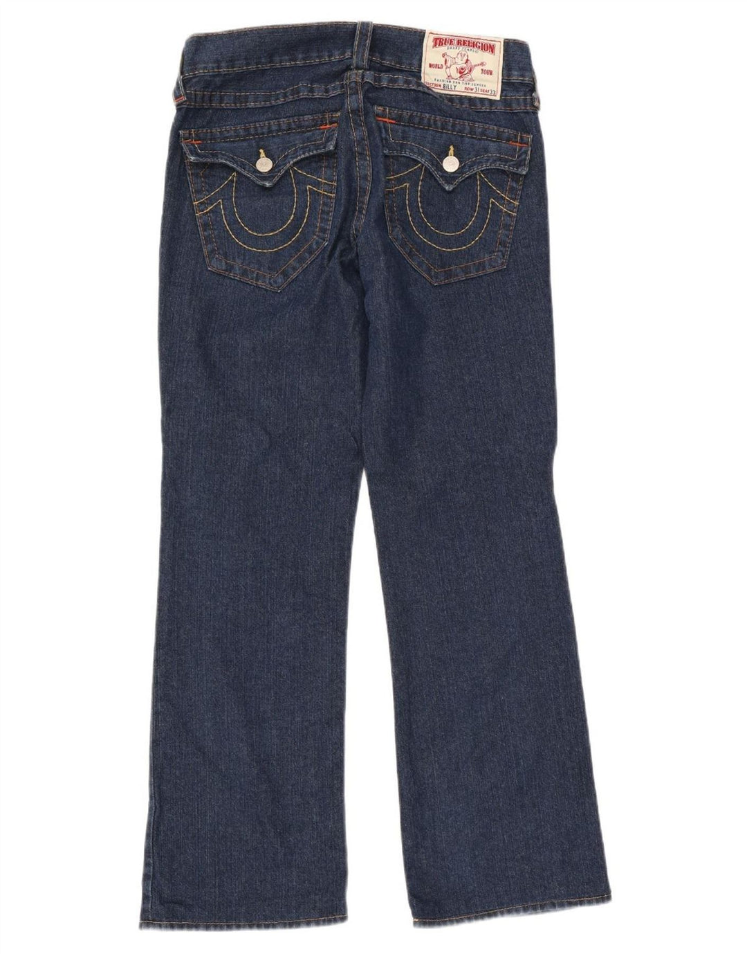 True Religion Dame Bootcut Jeans W31 L32 Blå Bomuld