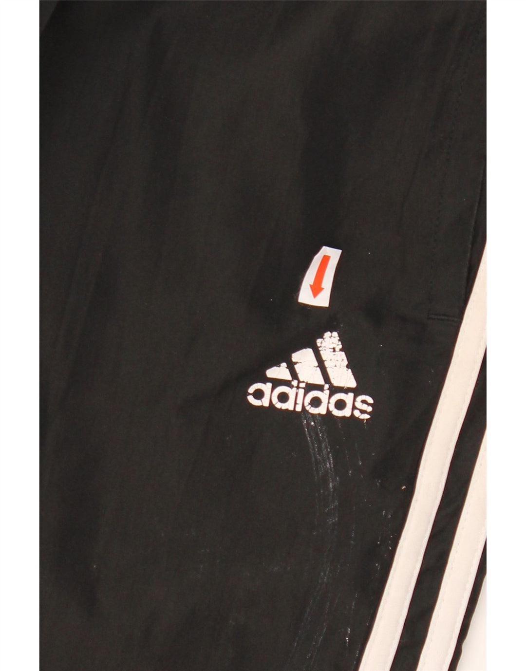 ADIDAS Træningsdragtsbukser til mænd UK 42/44 Large Black Polyester