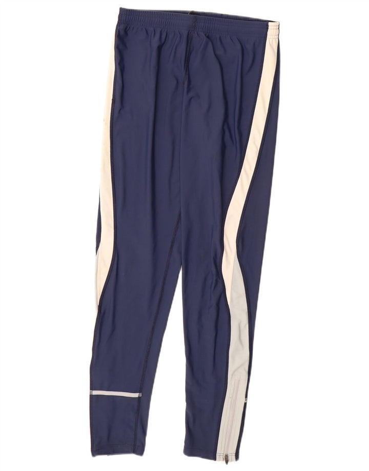 ASICS Womens Tracksuit Trousers UK 14 Medium  Navy Blue Polyamide Sports