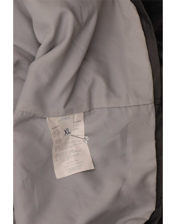 Sergio Tacchini Herre Utility Jacket UK 42 XL Grå Bomuld